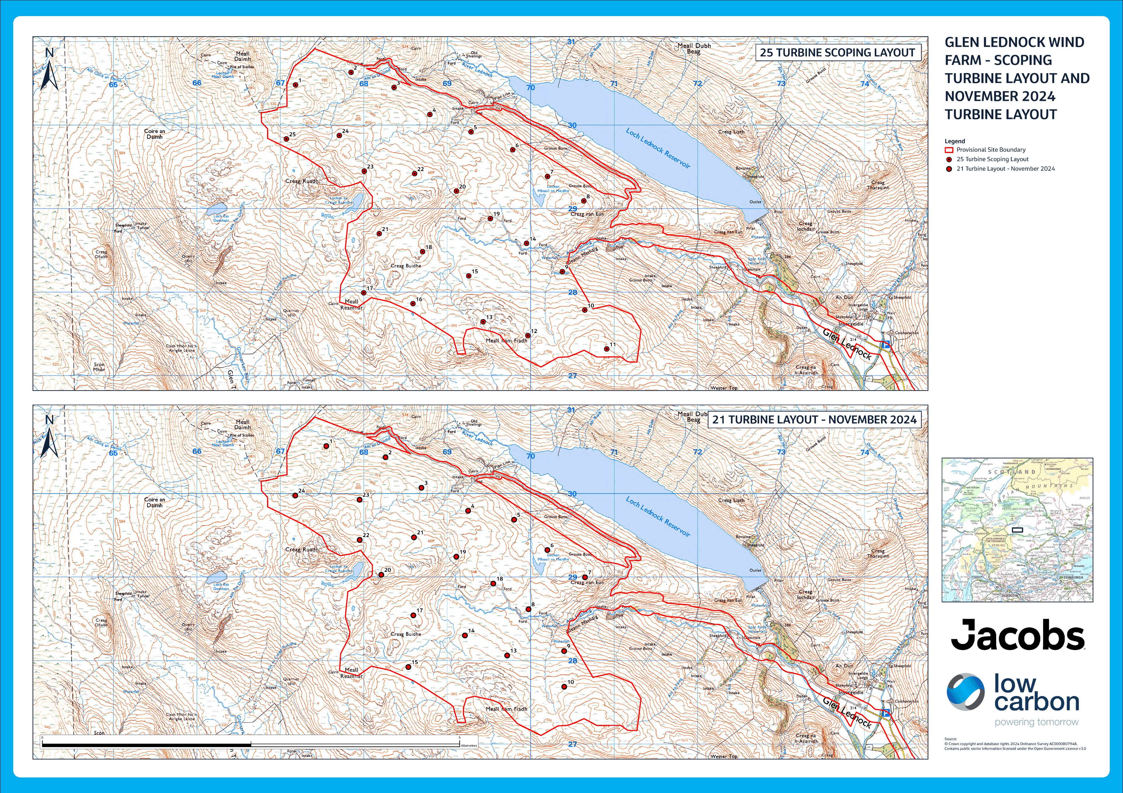 2023 Scoping Layout and November 2024 Layout